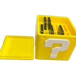 Nintendo Question Block Storage Storage & Organization | Super Mario Question Block Nintendo Switch ...